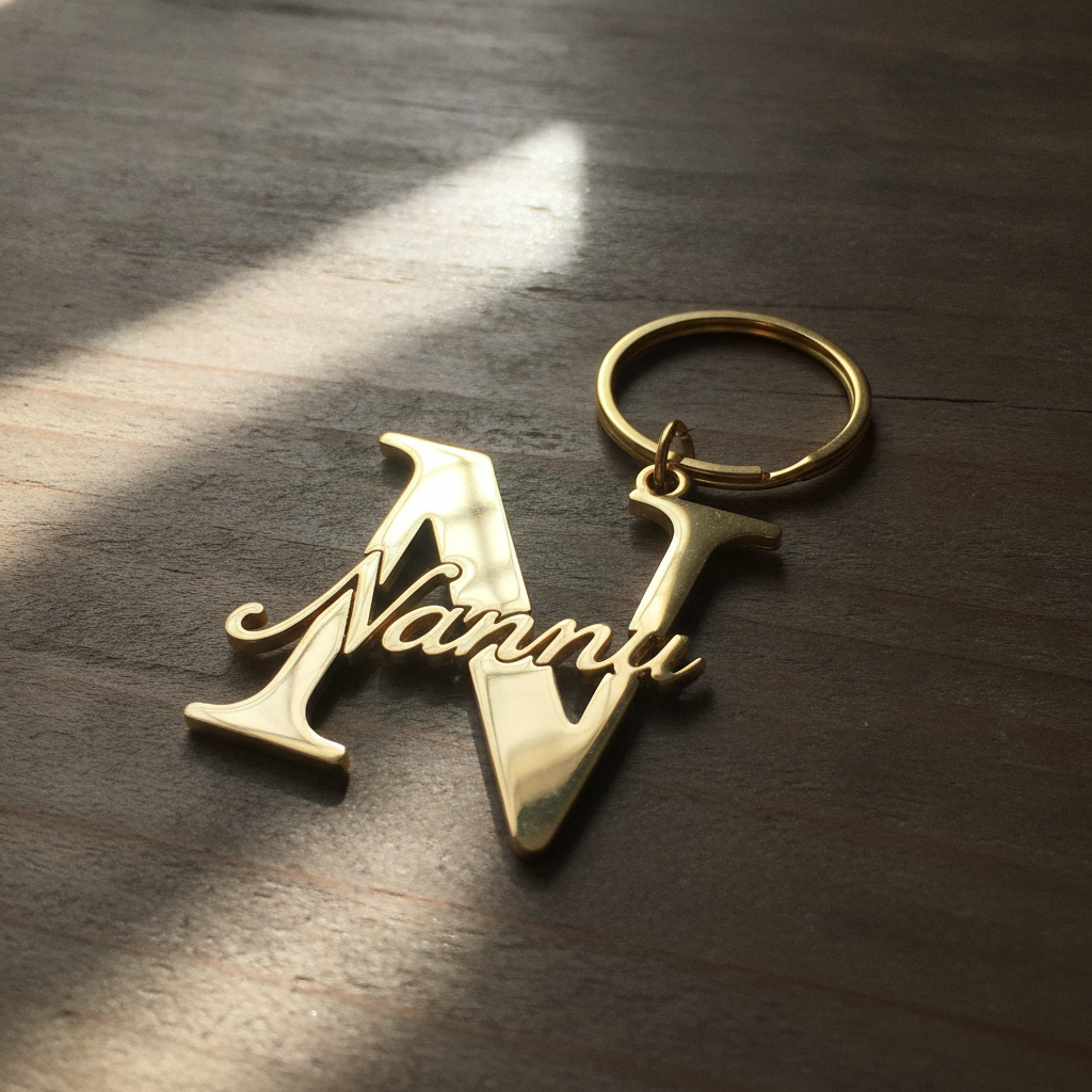 Personalized Initial & Name Keychain